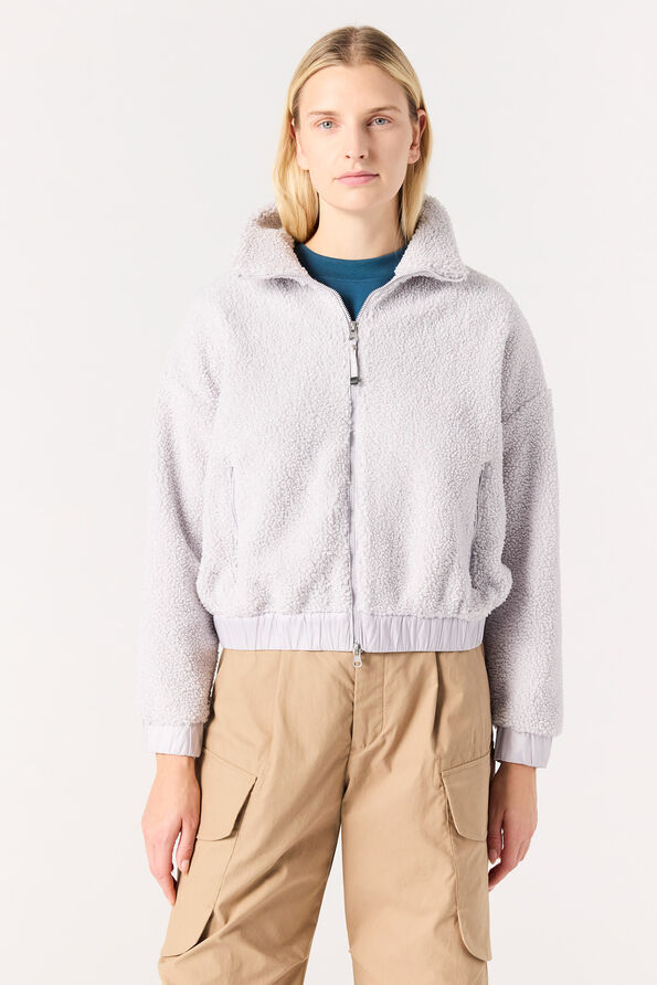 Parajumpers SORI - FULL-ZIP SWEAT PEARL GREY 25WMPWFLPF32PC10118