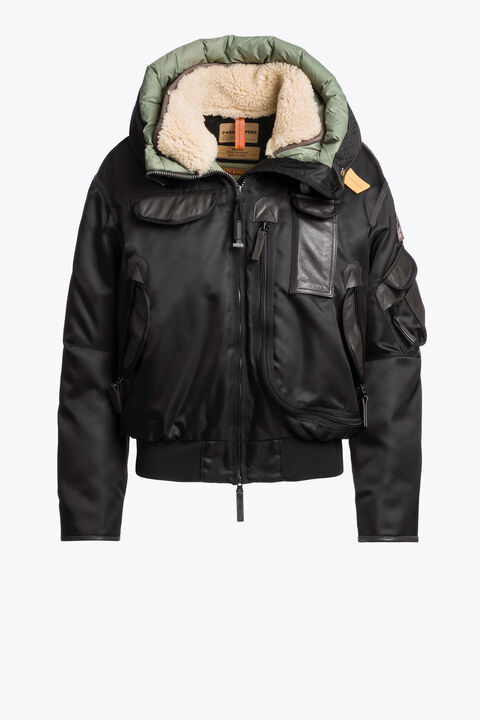 Parajumpers GOBI 20TH - DOWN BOMBER BLACK 26WMPWJKBV31P520541