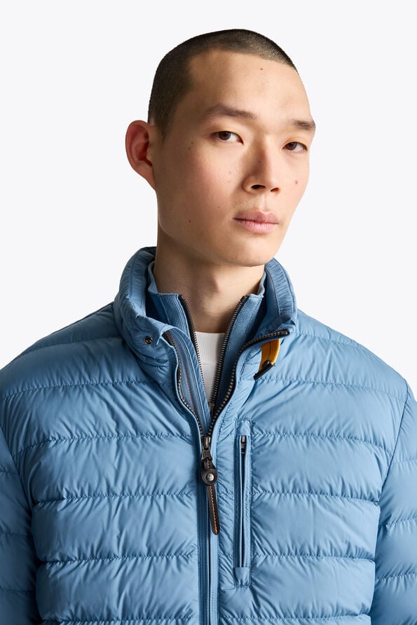 Parajumpers UGO - SHORT DOWN JACKET SKY STEEL 26WMPMPUSL04P090138