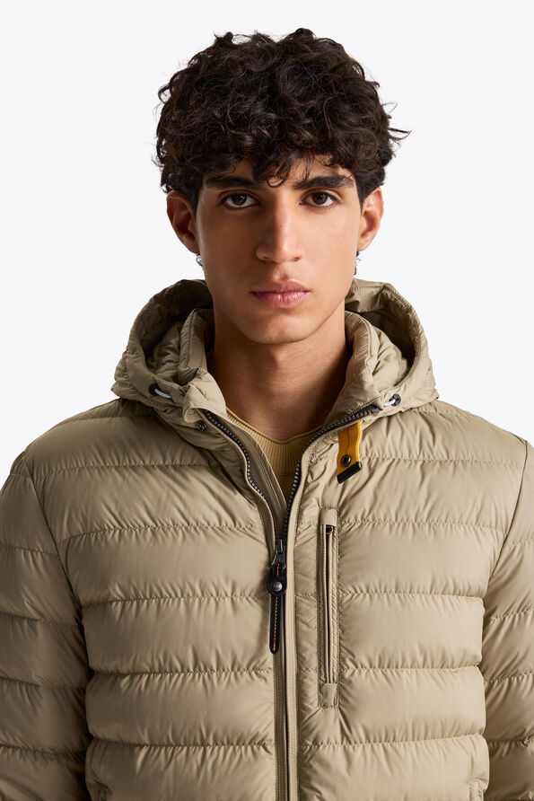 Parajumpers LAST MINUTE - HOODED DOWN JACKET MUTED KHAKI 26WMPMPUSL02P090136