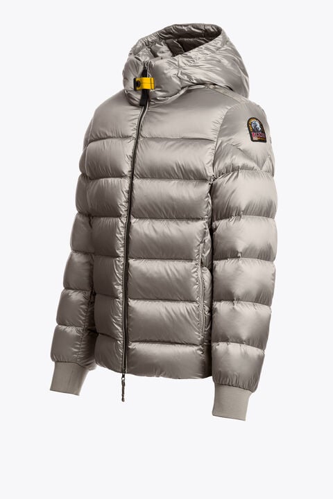 Parajumpers PHARRELL - HOODED BOMBER MID GREY 26WMPMPUSX13P070137