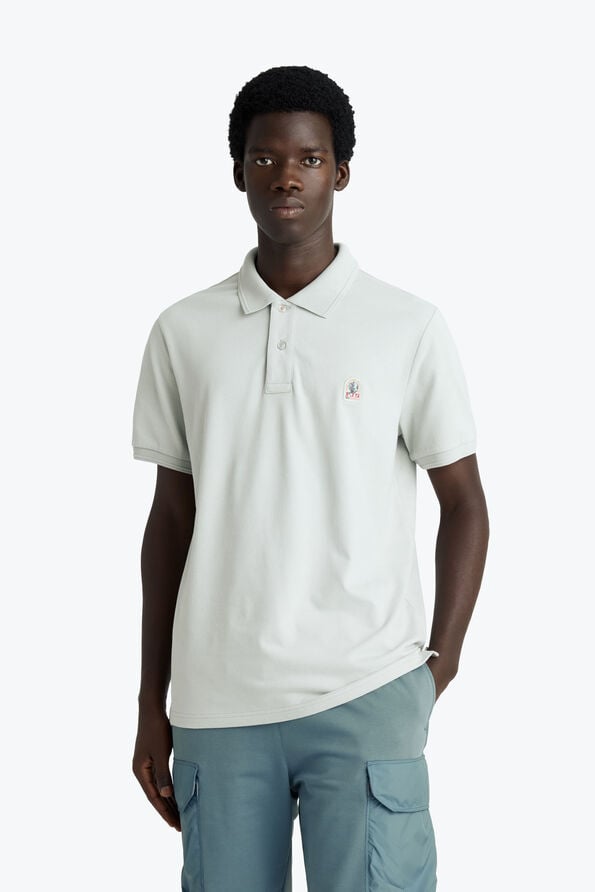Parajumpers WELLINGTON - POLO SHIRT FRESH GREY 26SMPMPOEK01P120271