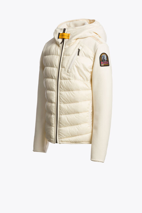 Parajumpers NOLAN - HYBRID JACKET WARM IVORY 26WMPBHYWU62PBF0132