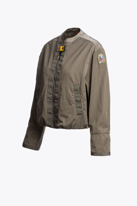Parajumpers FUWA - FULL-ZIP JACKET OLIVE GREY 25WMPWJKEZ31P970103