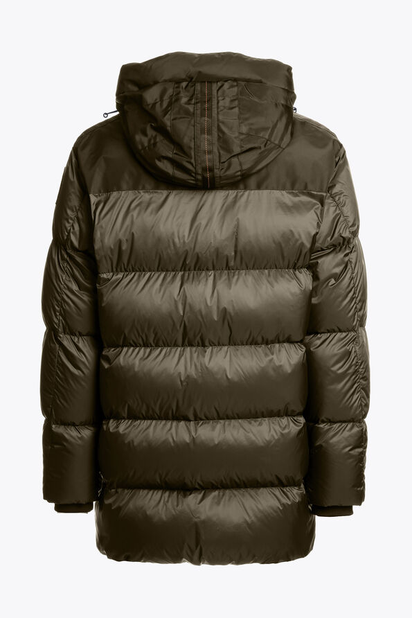 Parajumpers SHEDIR - HOODED PARKA OLIVE GREY 25WMPMPUEN04P180103