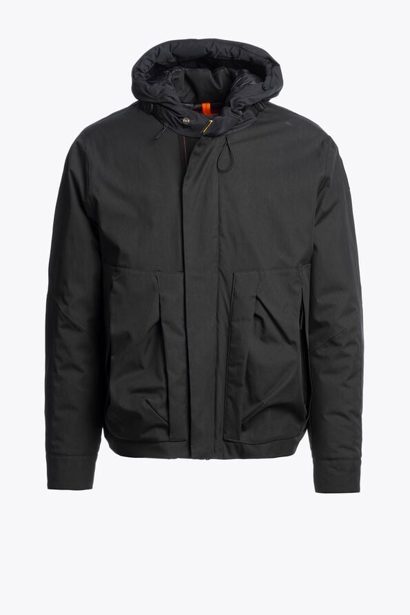 Parajumpers KOUGE - HOODED PUFFER BLACK 26WMPMJKBI01P220541