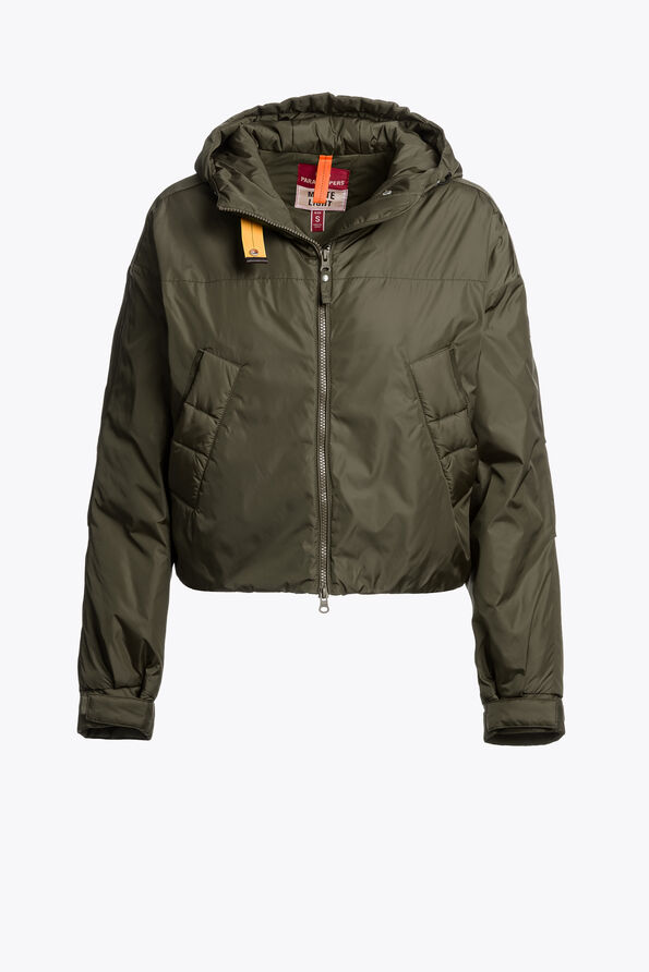 Parajumpers NALINA - HOODED DOWN JACKET TAGGIA OLIVE 26WMPWJKTM31P600218