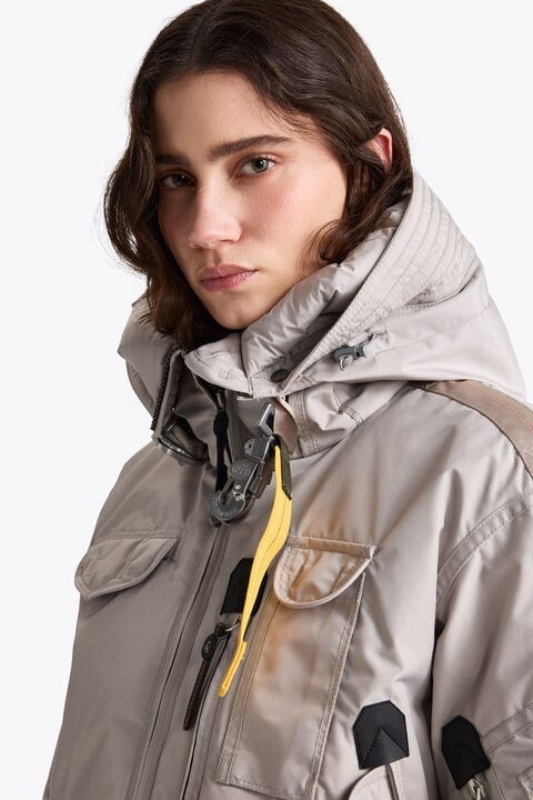 Parajumpers GOBI - HOODED BOMBER BLACK 26WMPWJKMA31P510541