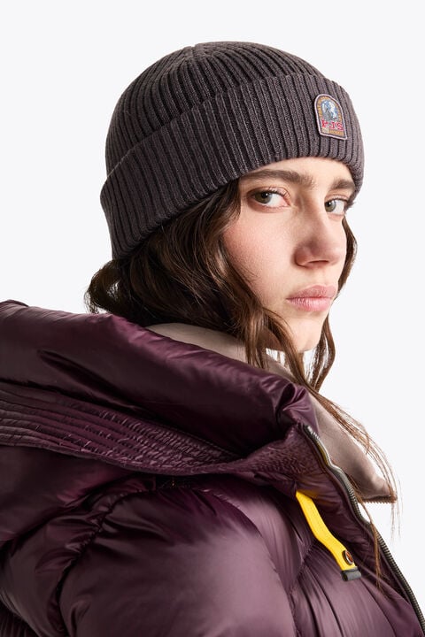 Parajumpers MATIO - BEANIE GRAPHITE ORCHID 26WMPAHAHA70PAL0124
