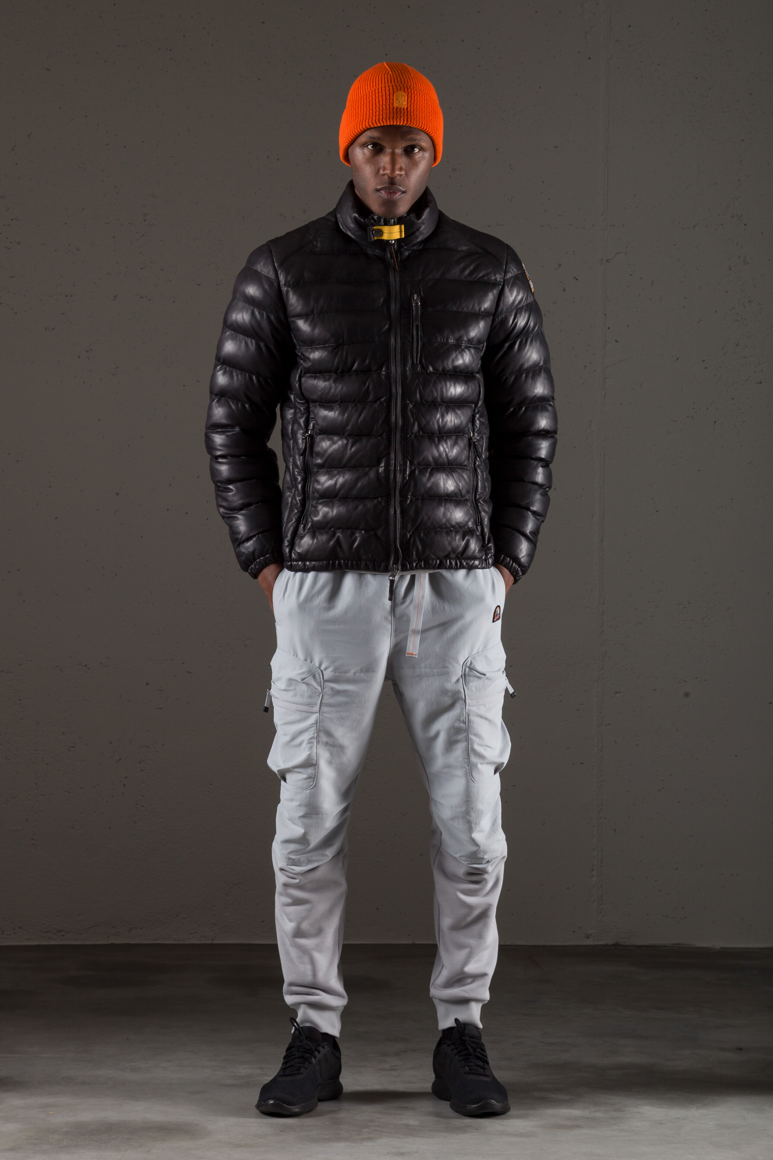 parajumpers leather jacket