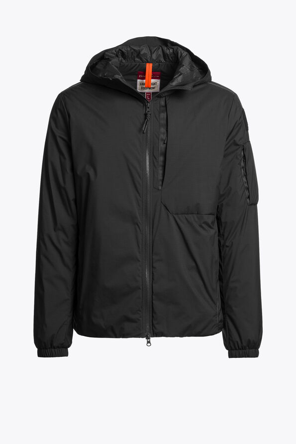 Parajumpers BALCARRES - HOODED JACKET BLACK 26WMPMJKTA02P420541