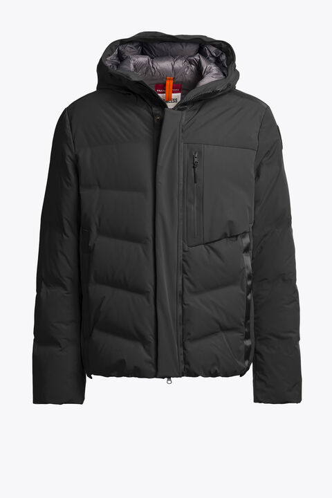Parajumpers TAIGA - HOODED JACKET BLACK 26WMPMJKSS01P410541