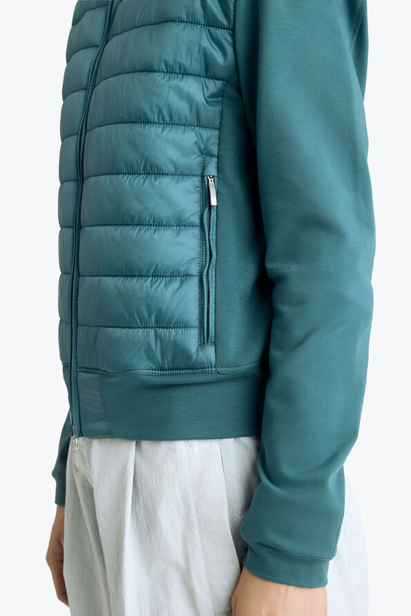 Parajumpers ROSY - HYBRIDE SWEATSHIRT DUSTY PETROL 26SMPWHYFP32P550286