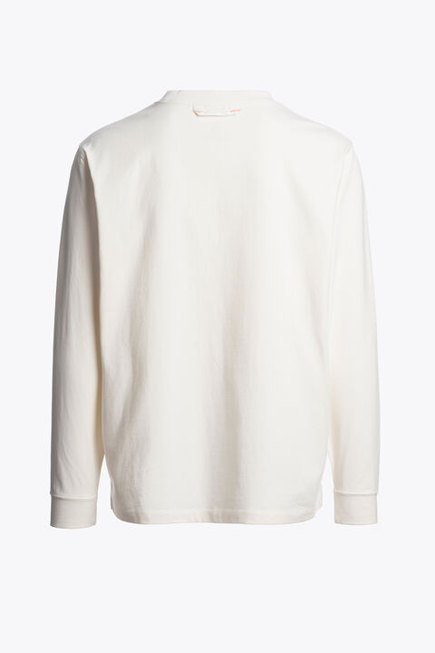 Parajumpers ROYAL - T-SHIRT A MANICA LUNGA STAR WHITE 26SMPMTSJC03P080290