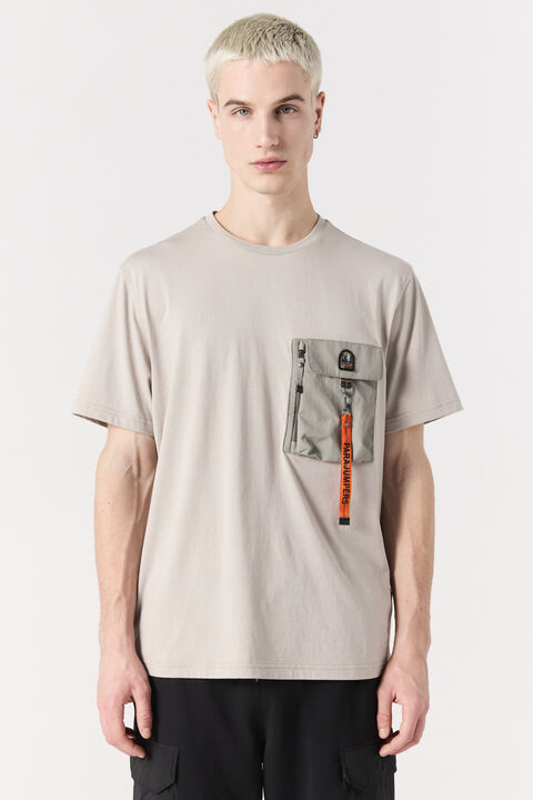 Parajumpers MOJAVE - T-SHIRT CHATEAU GREY  -  NOWHERE 25WMPMTSRE07P59B036