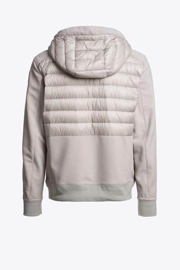 Parajumpers BUCK - HYBRID JACKET MID GREY 26WMPMHYWU04P100137