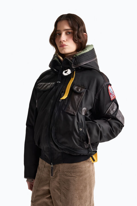 Parajumpers GOBI 20TH - DOWN BOMBER BLACK 26WMPWJKBV31P520541