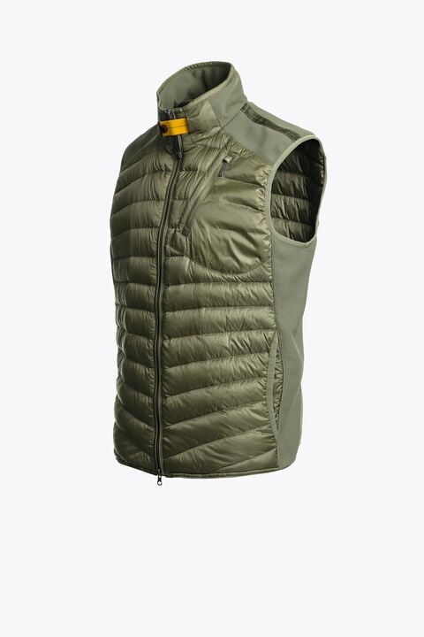 Parajumpers ZAVIER - HYBRID VEST LICHEN KHAKI 26SMPMHYWU03P050284