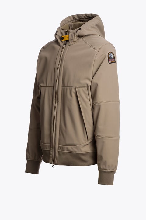 Parajumpers ABNER - WINDBREAKER JACKET SLATE MUD 26WMPMJKEE01P120128