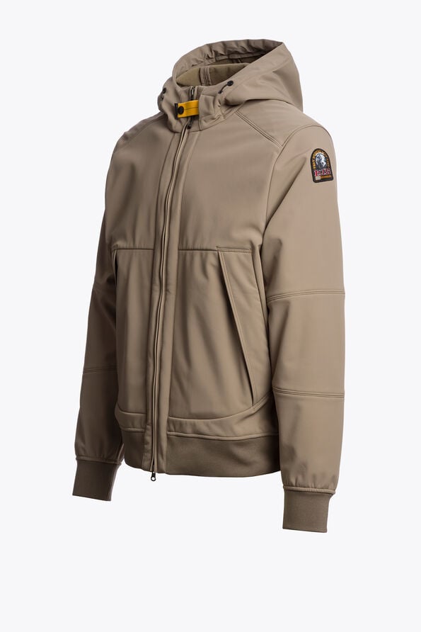 Parajumpers ABNER - WINDBREAKER JACKET SLATE MUD 26WMPMJKEE01P120128
