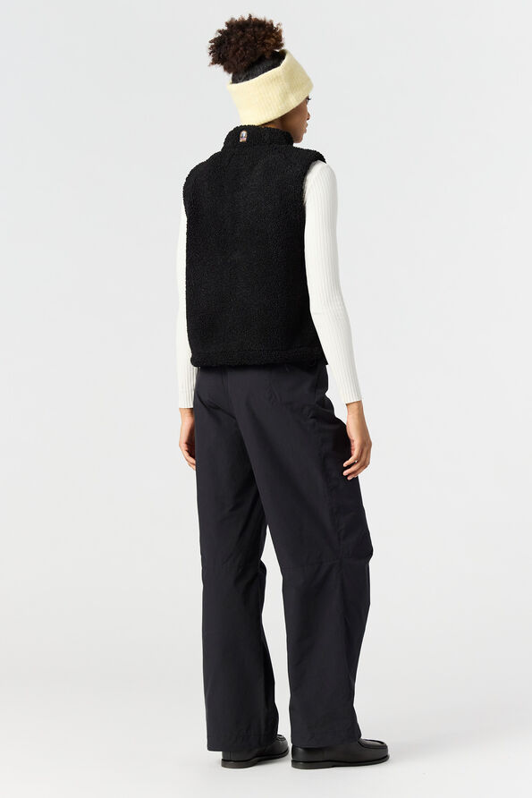 Parajumpers VENUS - FULL-ZIP VEST BLACK 25WMPWFLPF34PC10541