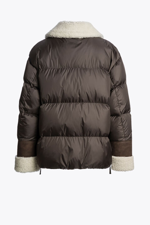 Parajumpers CHYNA - SHORT PUFFER EARTH BROWN 25WMPWJKHN31P690109