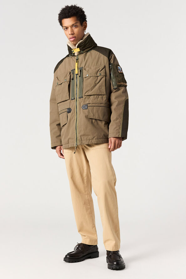 Parajumpers SWORD B. - FIELD JACKET EARTH  -  DEEP MOSS 25WMPMJKHW02P09B038