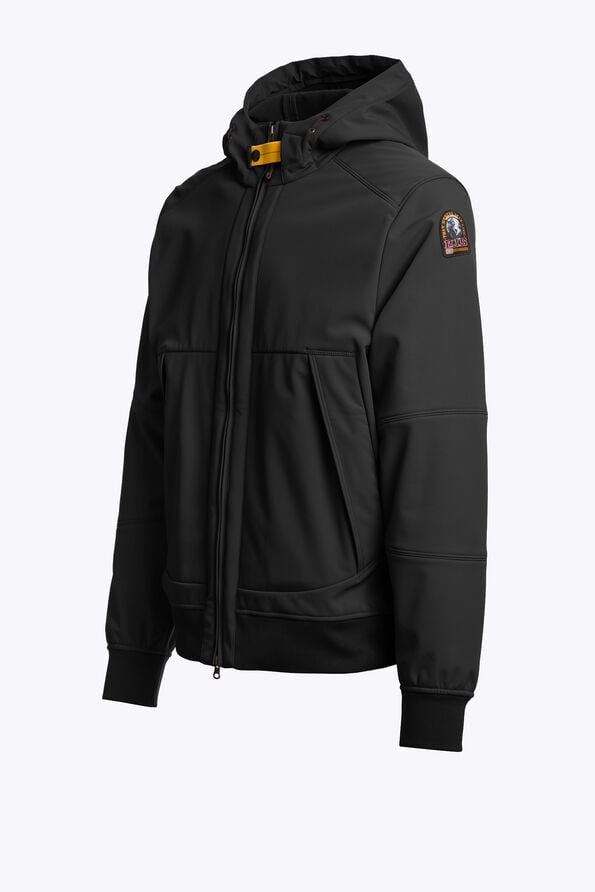 Parajumpers ABNER - WINDBREAKER JACKET BLACK 26WMPMJKEE01P120541