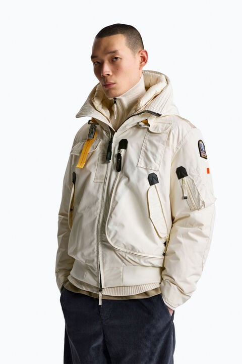 Parajumpers GOBI - HOODED BOMBER BLACK 26WMPMJKMA01P010541