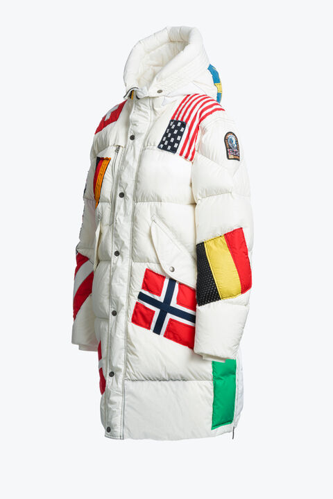 Parajumpers WINTER UNION PARKA CHALK WHITE SPEMPMPU00040000131