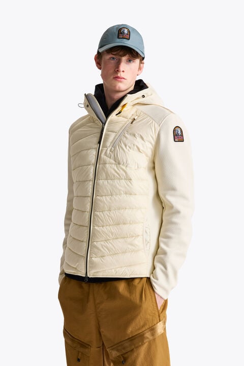 Parajumpers NOLAN - HYBRID JACKET SLATE MUD 26WMPMHYWU02P100128