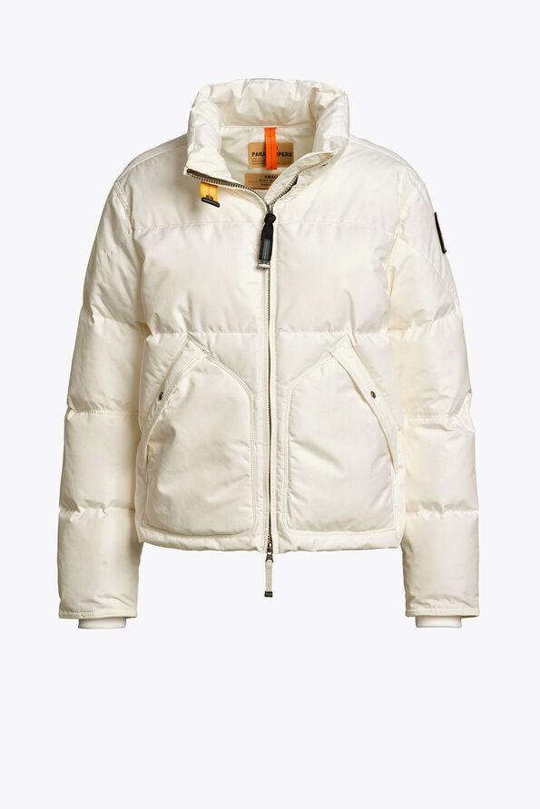 Parajumpers MALLERY - SHORT JACKET WARM IVORY 26WMPWJKMA36P510132