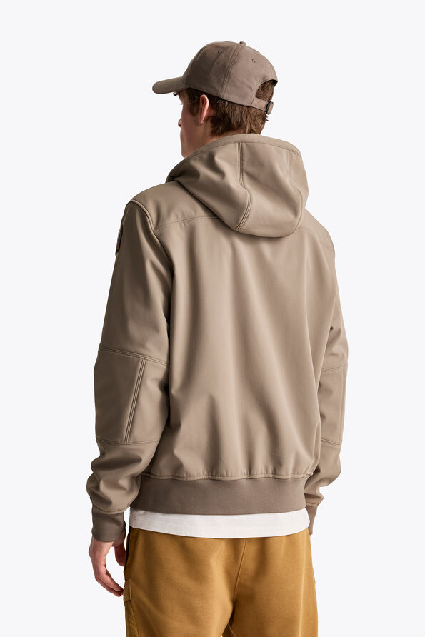 Parajumpers ABNER - WINDBREAKER JACKET SLATE MUD 26WMPMJKEE01P120128