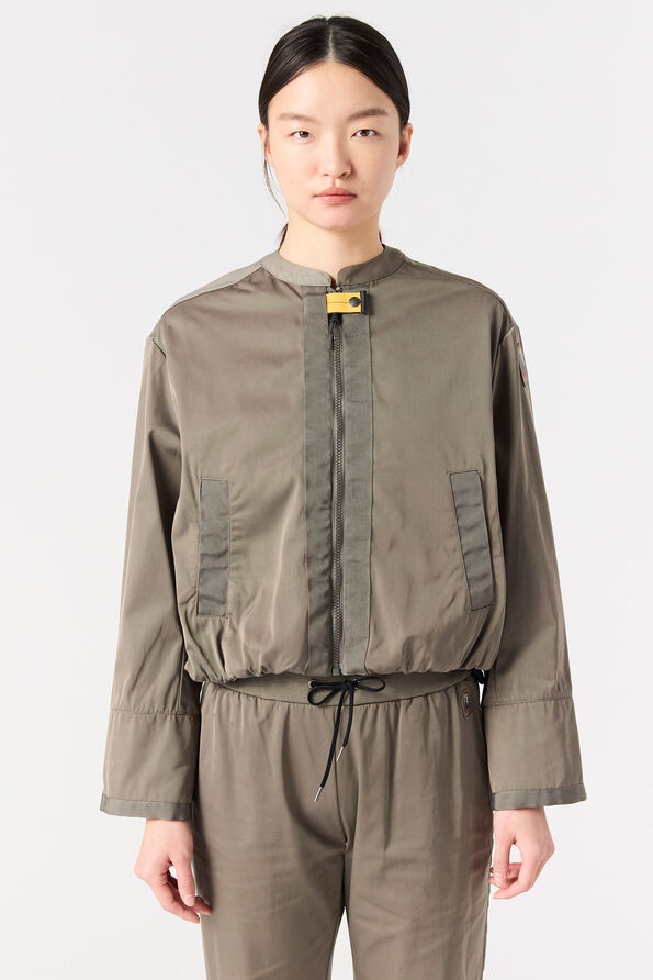 Parajumpers FUWA - FULL-ZIP JACKET OLIVE GREY 25WMPWJKEZ31P970103