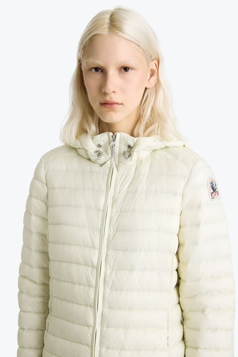 Parajumpers MEREDITH - HOODED DOWN JACKET MOSSY CHALK 26SMPWPUSL32P530277