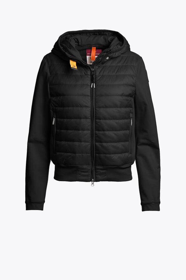 Parajumpers CAELIE - HYBRID SWEAT BLACK 26SMPWHYFP31P550541