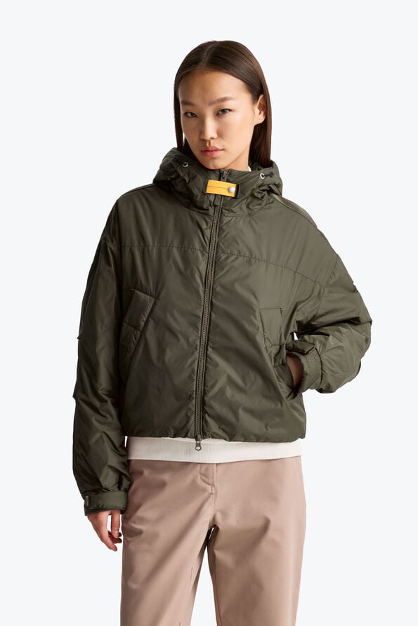 Parajumpers NALINA - HOODED DOWN JACKET TAGGIA OLIVE 26WMPWJKTM31P600218
