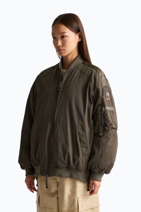 Parajumpers BOMB - REVERSIBLE BOMBER BLACK 26WMPWJKIN32P760541