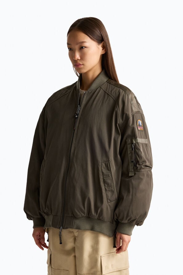 Parajumpers BOMB - REVERSIBLE BOMBER BLACK 26WMPWJKIN32P760541