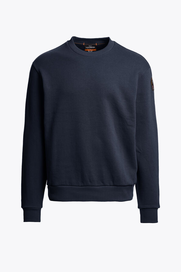 Parajumpers KEOTA - SWEATSHIRT COL ROND BLUE NAVY 26WMPMFLFJ01P190316