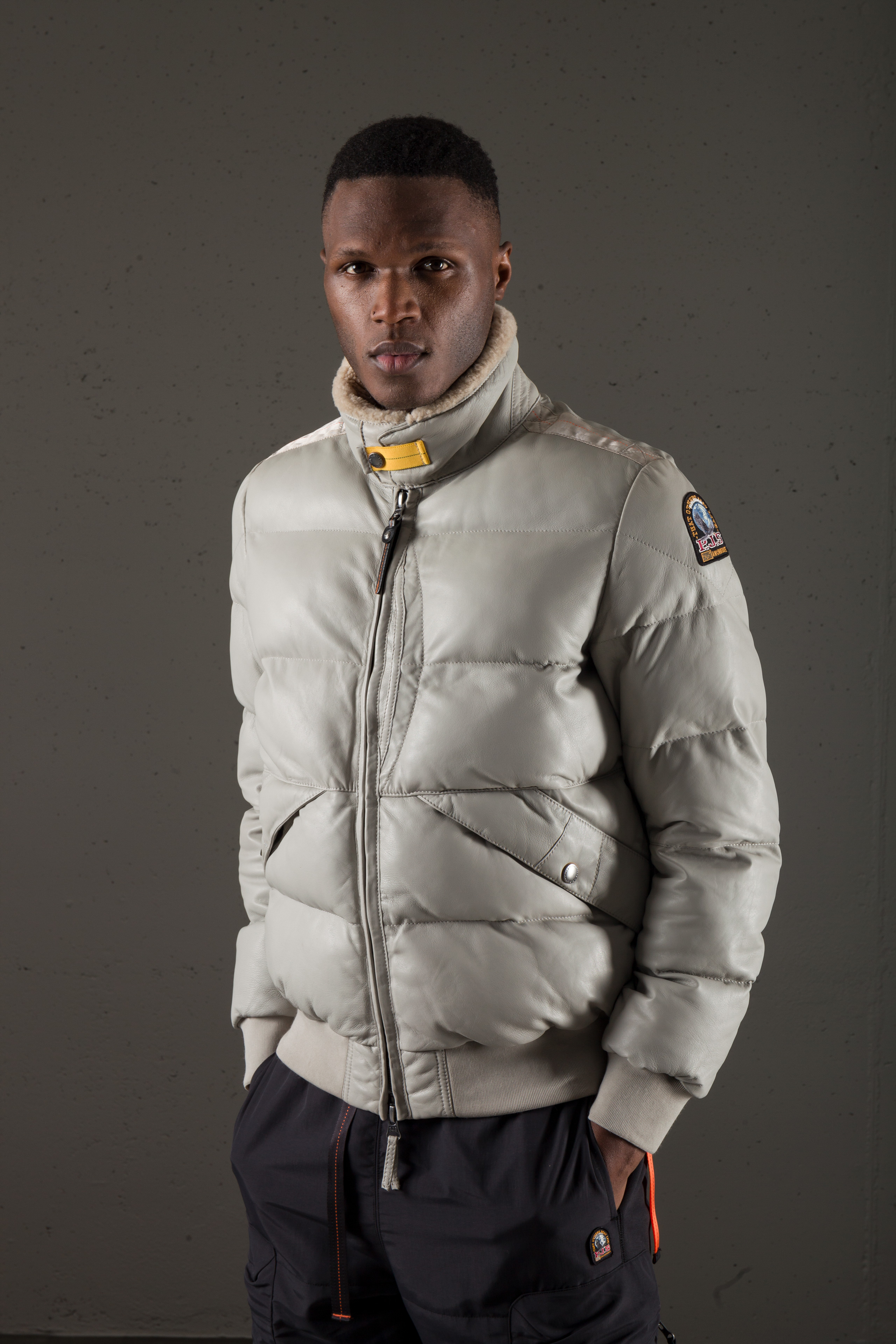 parajumpers leather jacket